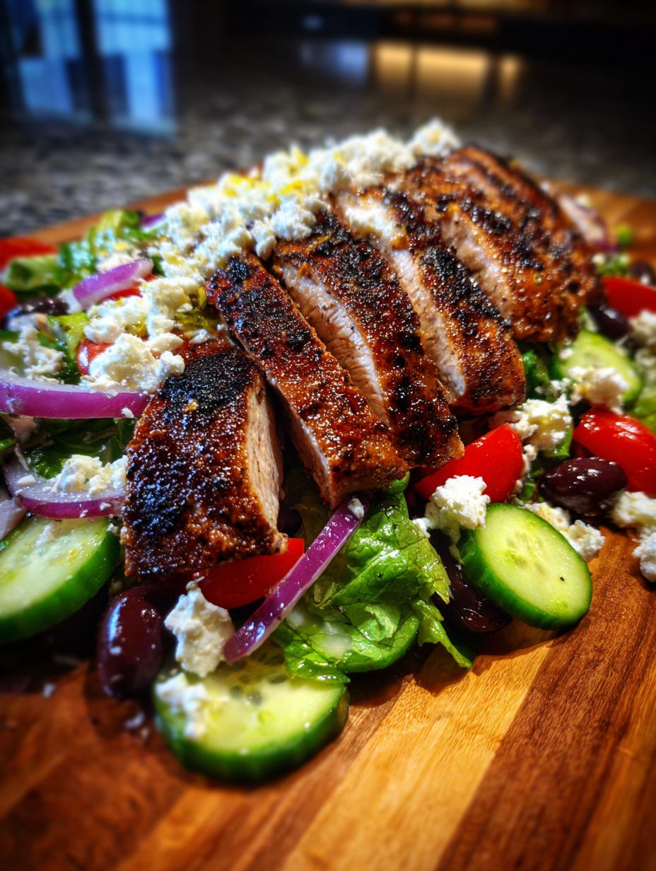 Amazing Greek grilled chicken salad in 4 steps 5 Greek grilled chicken salad - detail 2