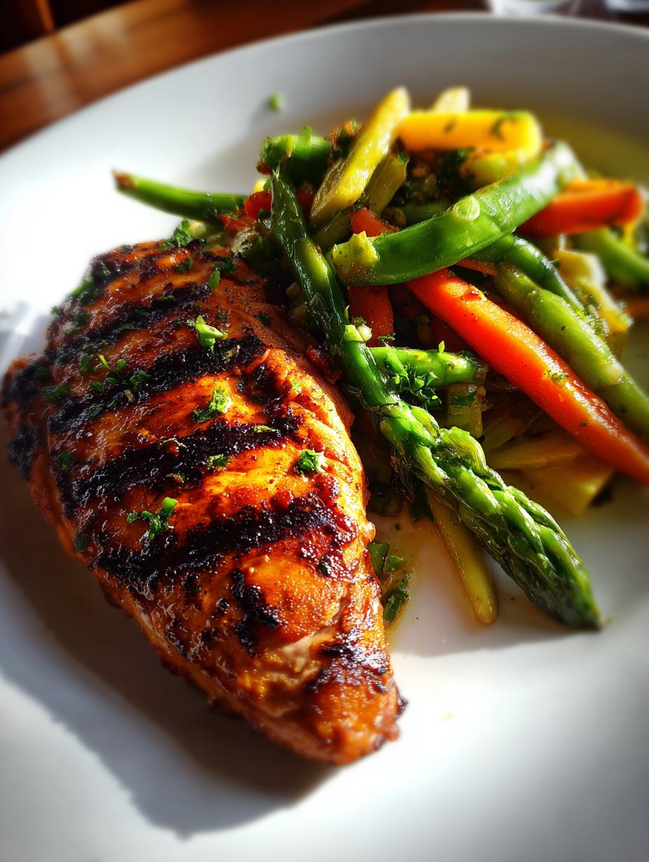 Amazing 3-Minute Grilled Chicken with Spring Vegetable Medley 5 Grilled Chicken with Spring Vegetable Medley - detail 2