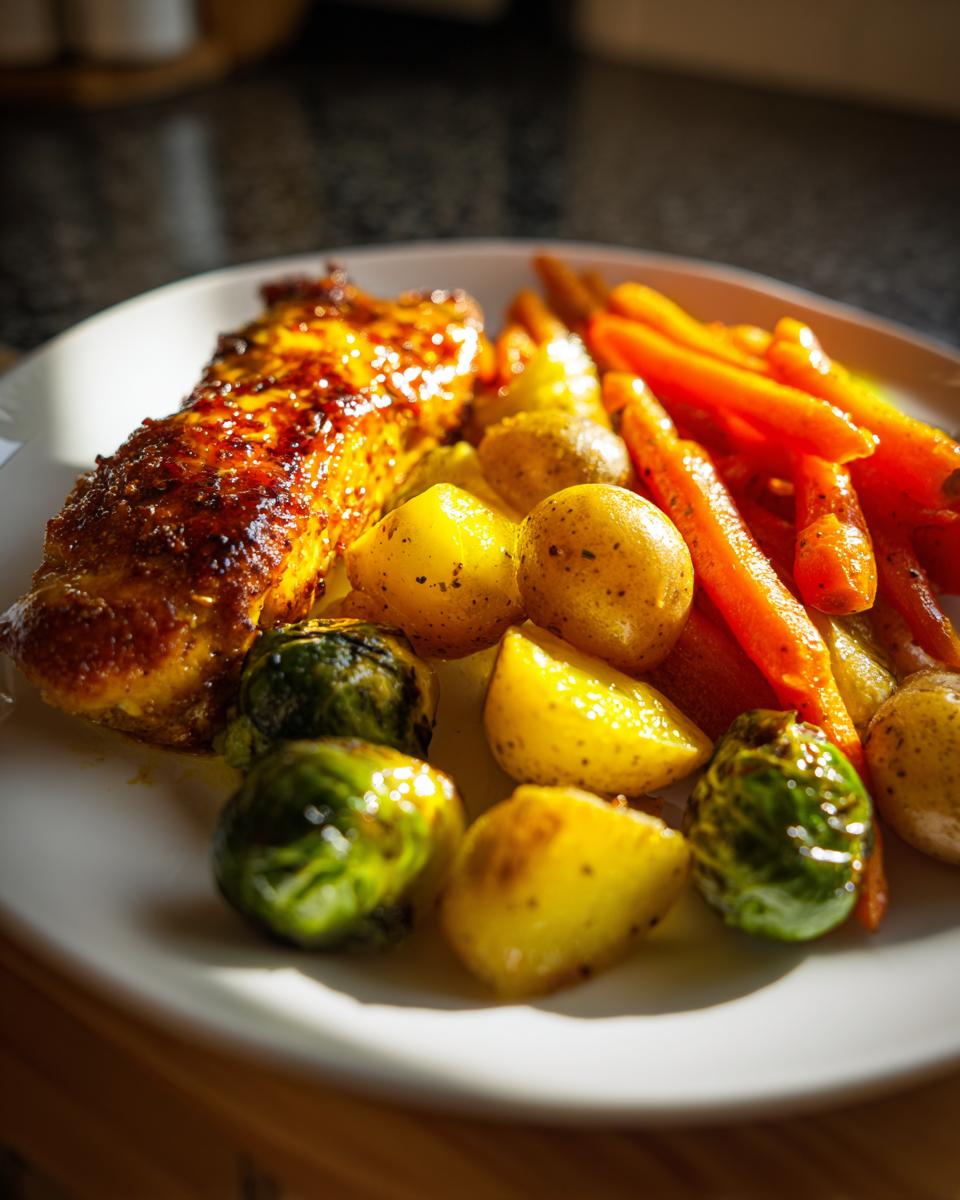 Amazing Honey Dijon Chicken Sheet Pan Dinner 4 Honey Dijon Chicken Sheet Pan Dinner with Vegetables - detail 1