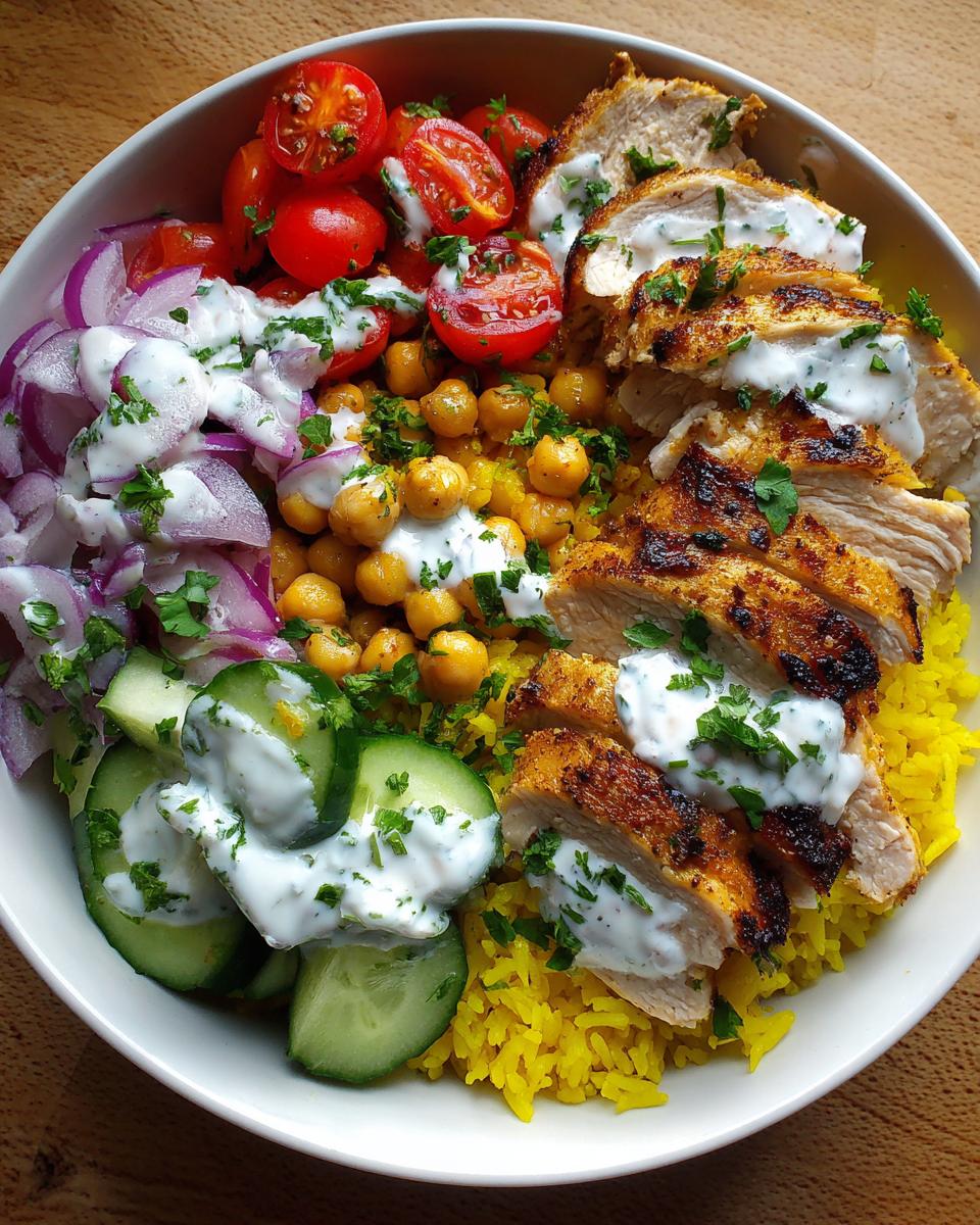 Amazing 4 Ingredient Mediterranean chicken chickpea bowls 4 Mediterranean chicken chickpea bowls - detail 1