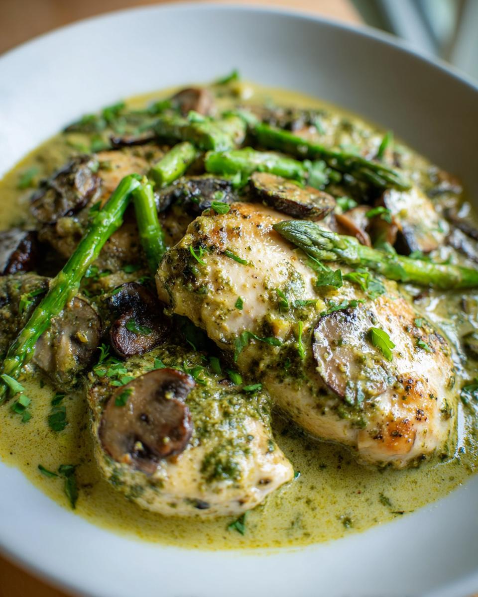 Amazing Parmesan pesto chicken: 1 sauce trick 4 Parmesan pesto chicken - detail 1