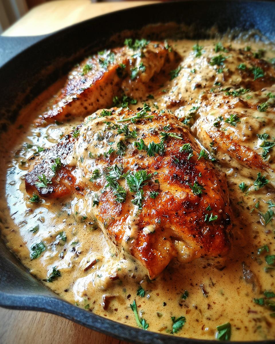 Skillet Chicken with Shallot Cream Sauce in 25 Min 4 Skillet Chicken with Shallot Cream Sauce - detail 1