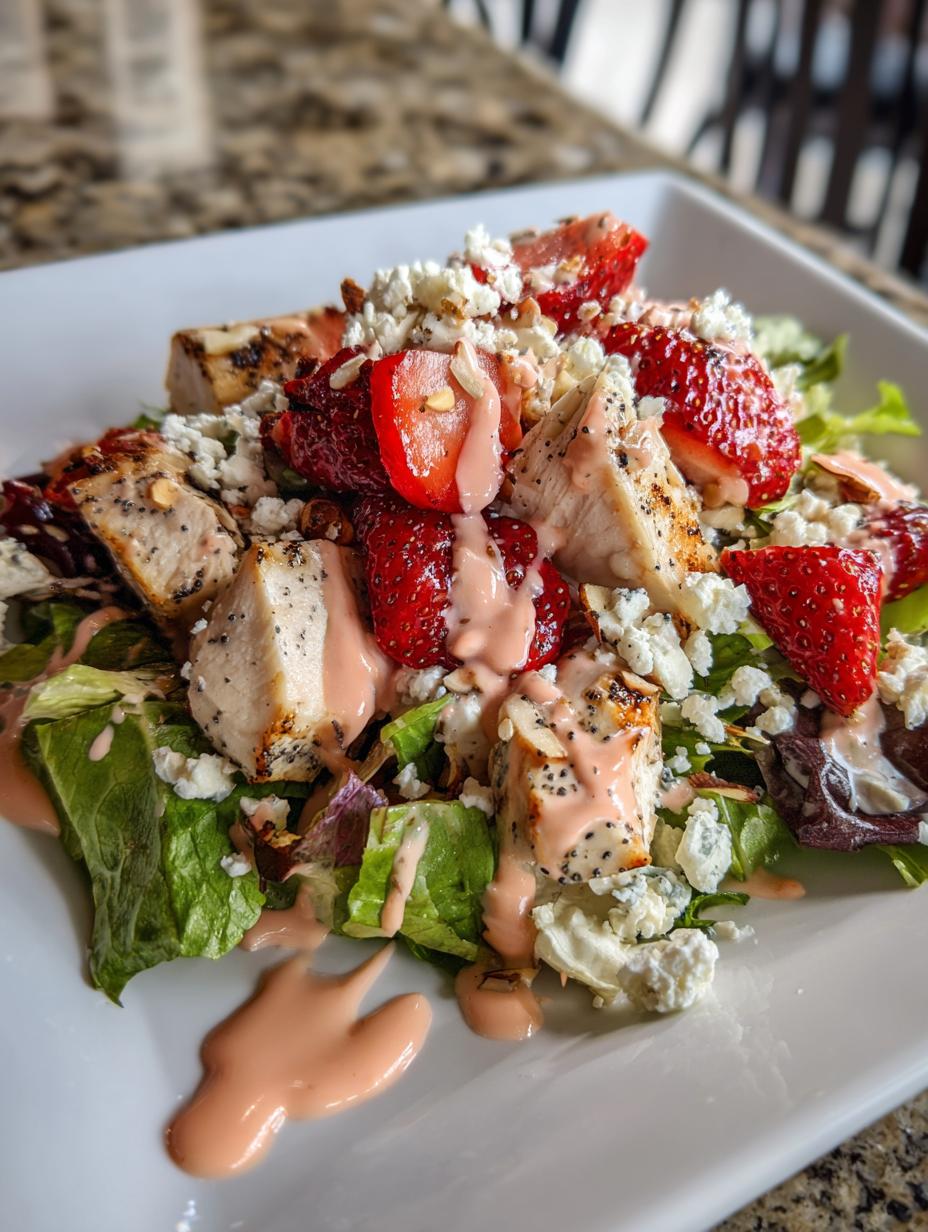 Divine Strawberry Chicken Salad with 2x Joy 5 Strawberry Chicken Salad with Poppy Seed Dressing - detail 2