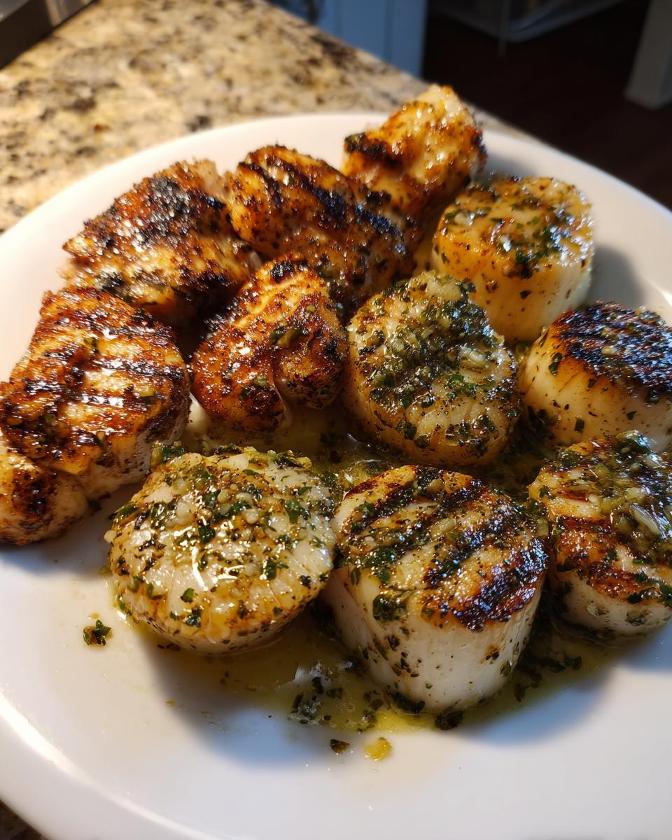 Amazing Surf and Turf Skillet with Chicken and Scallops 4 Surf and Turf Skillet with Chicken and Scallops - detail 1