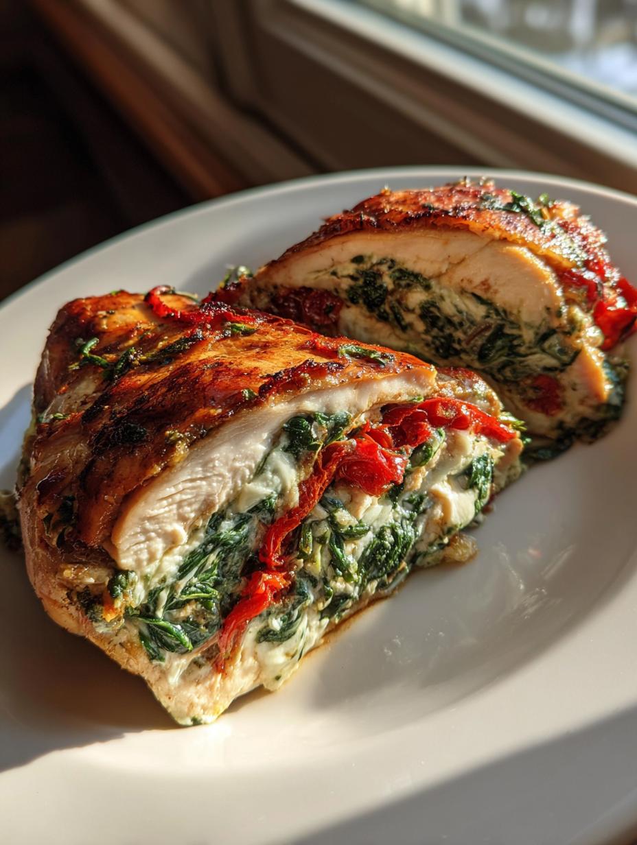 Amazing 45-minute Tuscan stuffed chicken 5 Tuscan stuffed chicken - detail 2