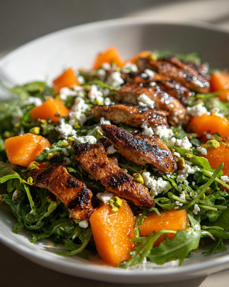 Amazing 4 Serving arugula chicken melon salad 4 arugula chicken melon salad - detail 1