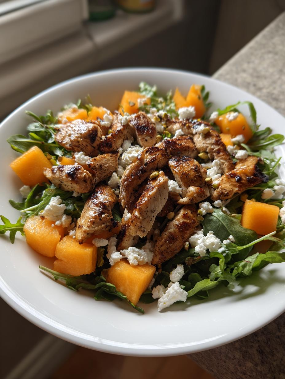 Amazing 4 Serving arugula chicken melon salad 5 arugula chicken melon salad - detail 2