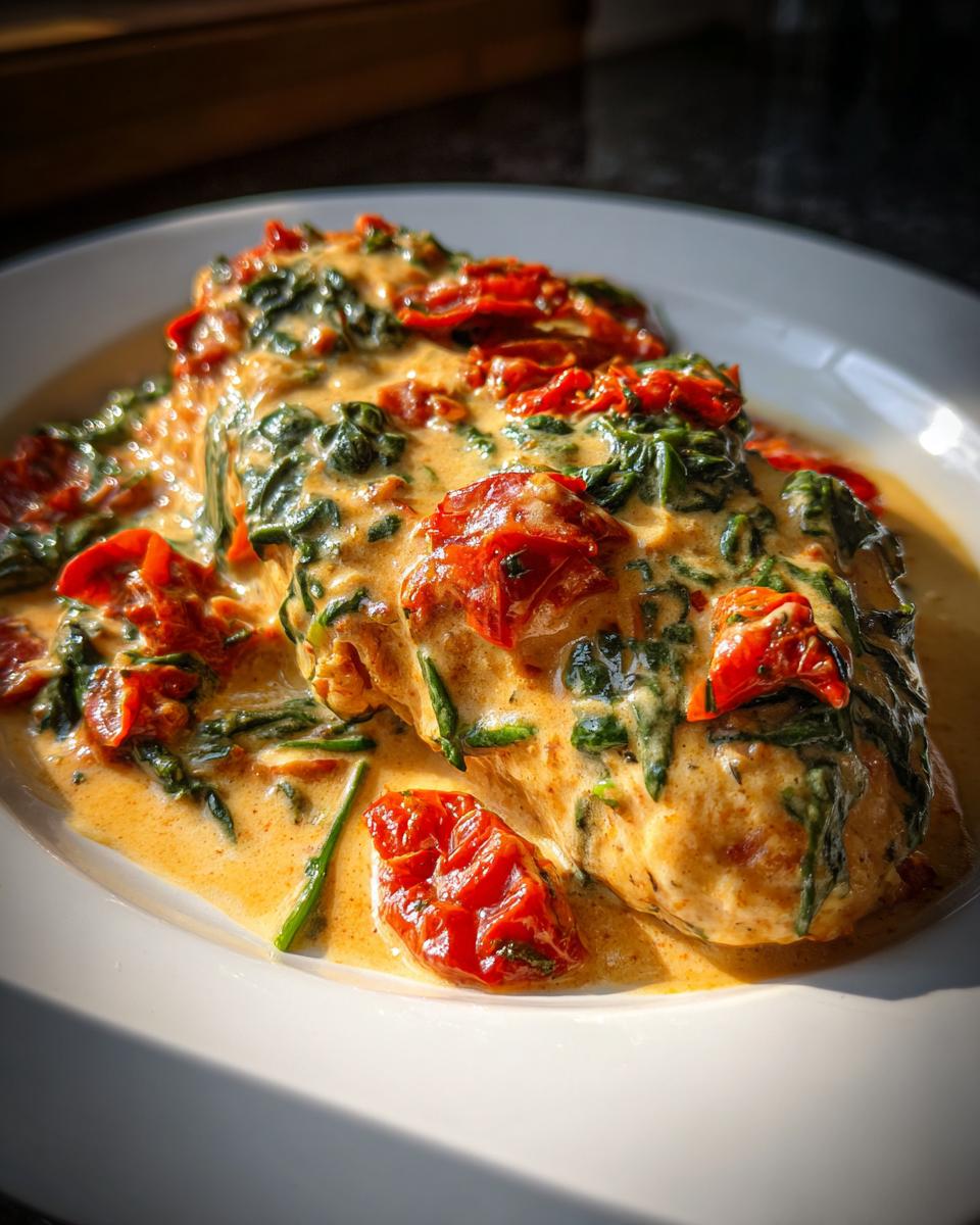 Amazing baked Tuscan chicken in 1 dish 4 baked Tuscan chicken - detail 1