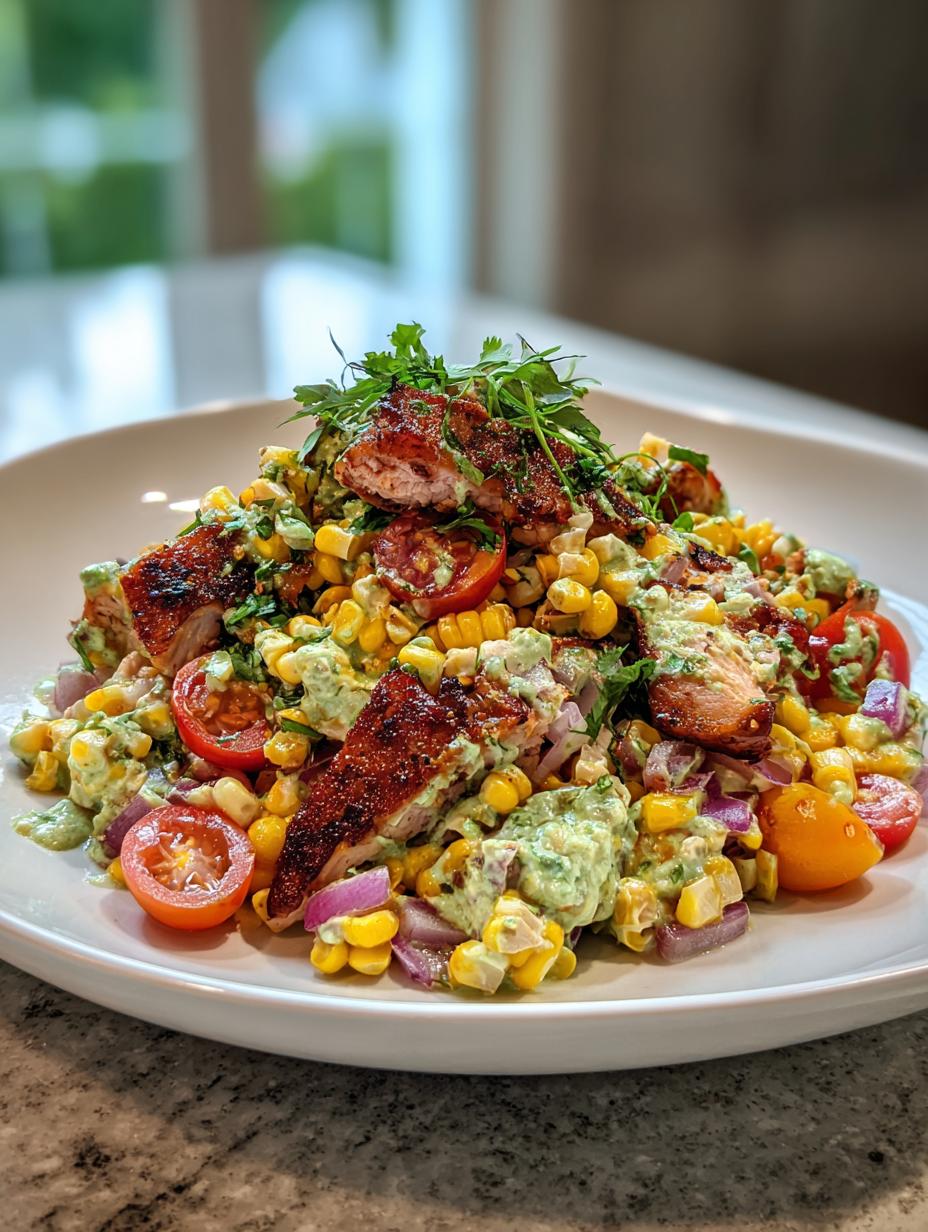 Amazing charred chicken corn salad in 30 Mins 5 charred chicken corn salad - detail 2