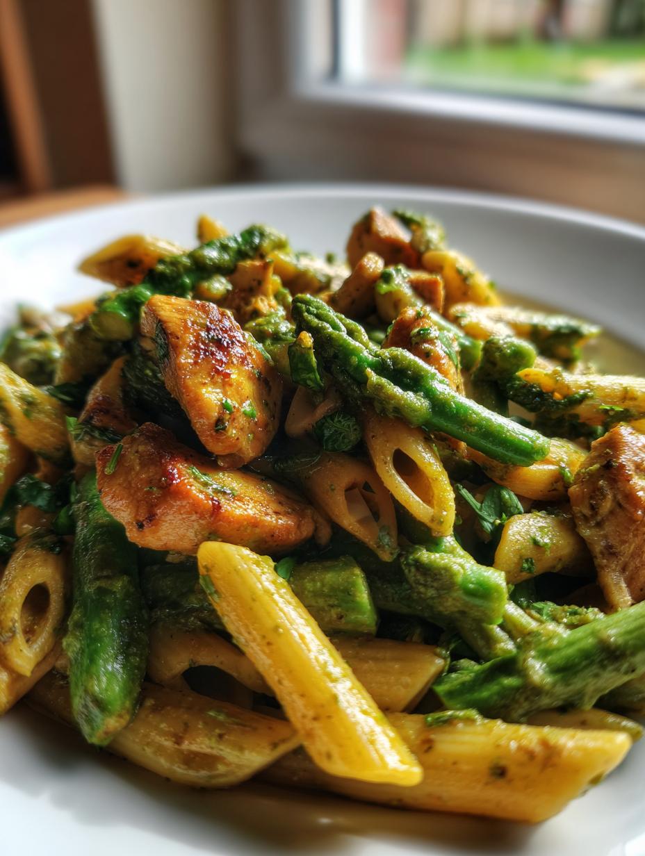 Amazing 30-min chicken asparagus pesto pasta 5 chicken asparagus pesto pasta - detail 2