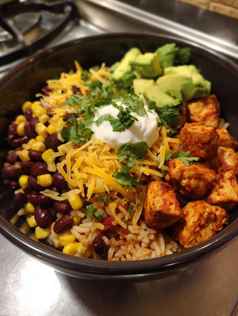 Amazing 30-Minute chicken burrito bowl 5 chicken burrito bowl - detail 2