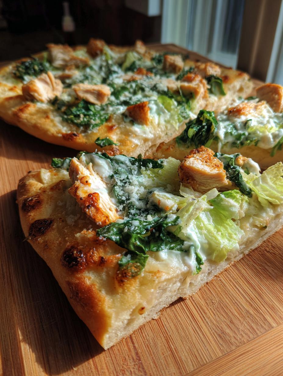 25 Min chicken caesar salad flatbreads Win 5 chicken caesar salad flatbreads - detail 2
