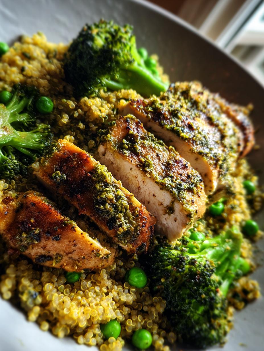 Amazing 4-ingredient chicken pesto bowls 5 chicken pesto bowls - detail 2