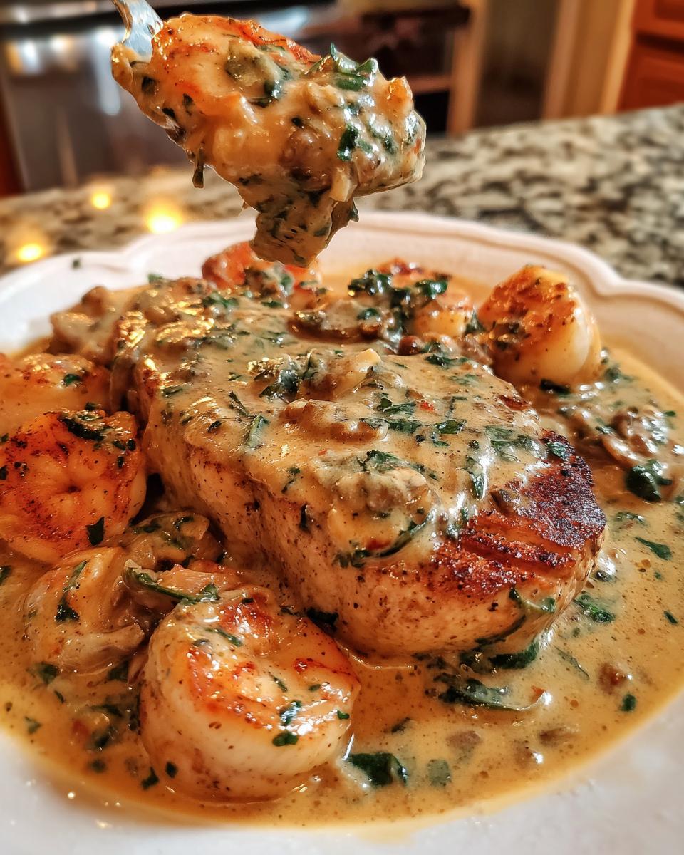 Amazing! 30-Minute creamy chicken and seafood medley 4 creamy chicken and seafood medley - detail 1