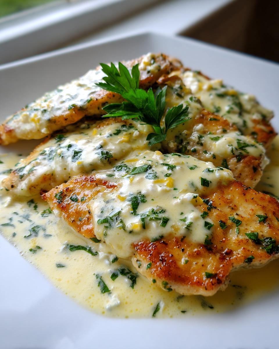 Amazing 20 Min Creamy Lemon Feta Chicken 4 creamy lemon feta chicken - detail 1