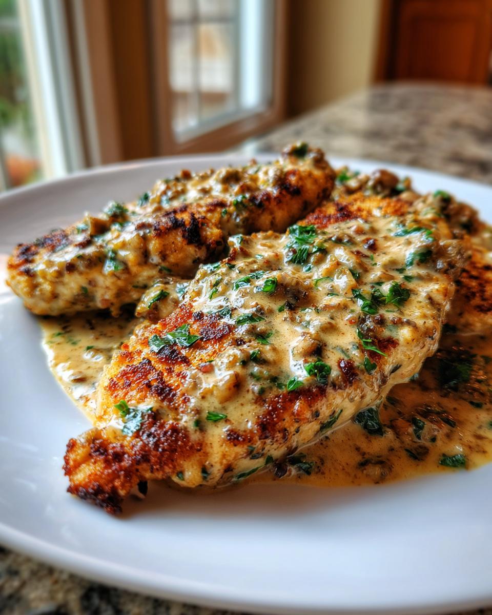 Amazing 30-Minute Creamy Mustard Chicken 4 creamy mustard chicken - detail 1