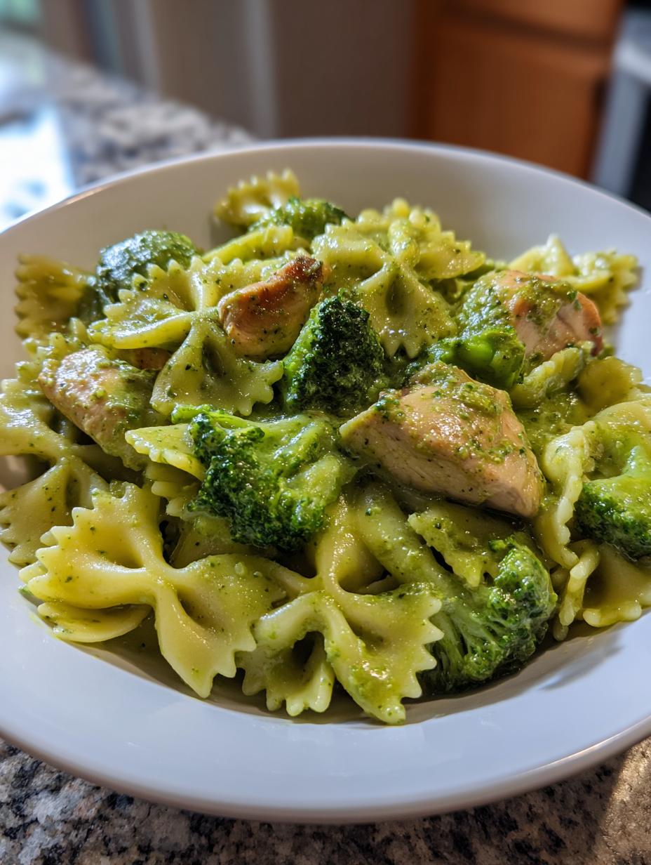 Amazing 30-Minute Creamy Pesto Chicken Pasta 5 creamy pesto chicken pasta - detail 2