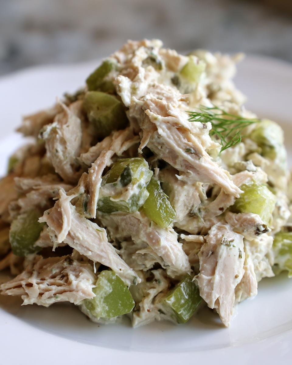 Divine 15-Min Dill Pickle Chicken Salad 4 dill pickle chicken salad - detail 1