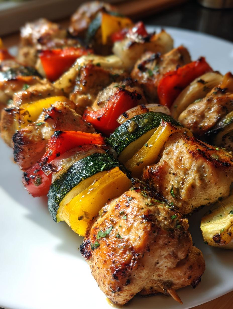 Amazing 12-Minute Grilled Chicken Kabobs 5 grilled chicken kabobs - detail 2