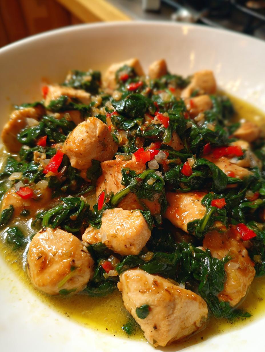Stunning 15-Min lemon chicken with spinach Magic 5 lemon chicken with spinach - detail 2