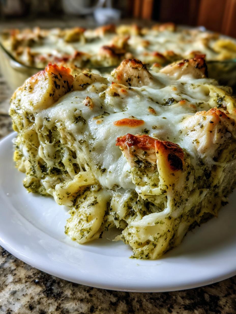 Pesto Chicken Tortellini Bake: 1 Great Meal 5 pesto chicken tortellini bake - detail 2