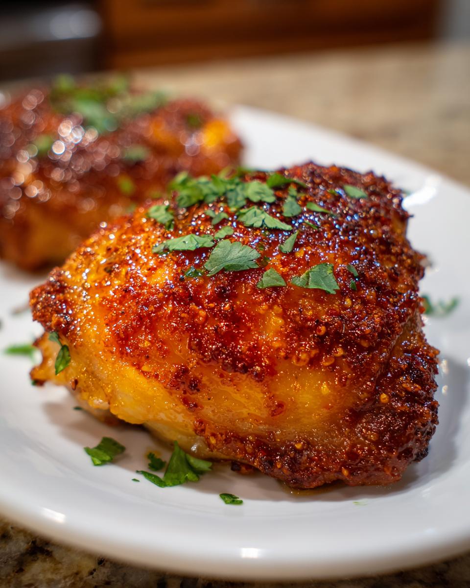 Flavorful 30-Minute spicy baked chicken thighs 4 spicy baked chicken thighs - detail 1