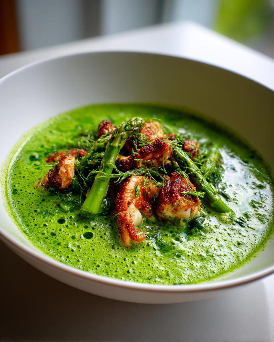 35-Minute spring green soup with chicken Joy 4 spring green soup with chicken - detail 1