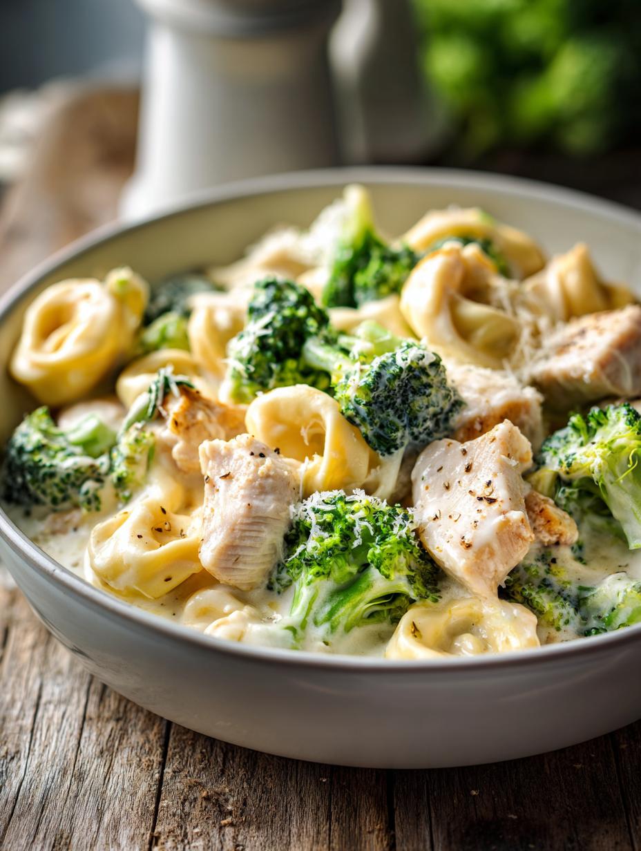30 Min Cheesy Chicken Broccoli Tortellini One Pot Joy 5 Cheesy Chicken Broccoli Tortellini One Pot - detail 2