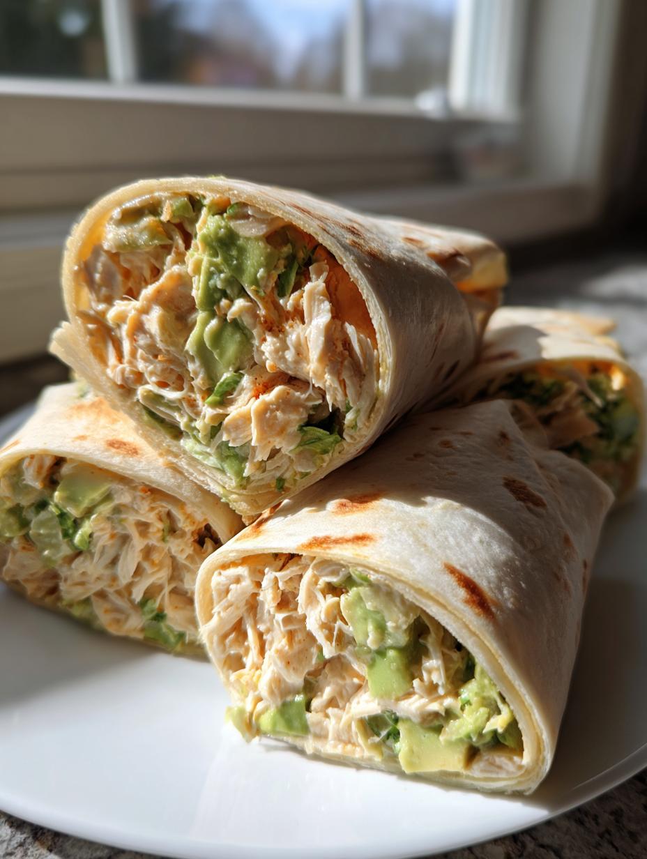 Grand 2-Minute Chicken Avocado Salad Roll Ups 5 Chicken Avocado Salad Roll Ups - detail 2