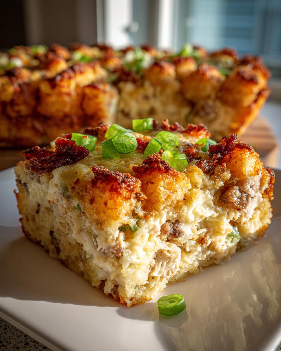 5 Star Chicken Ranch Tater Tot Casserole Easy Family Dinner 4 Chicken Ranch Tater Tot Casserole Easy Family Dinner - detail 1