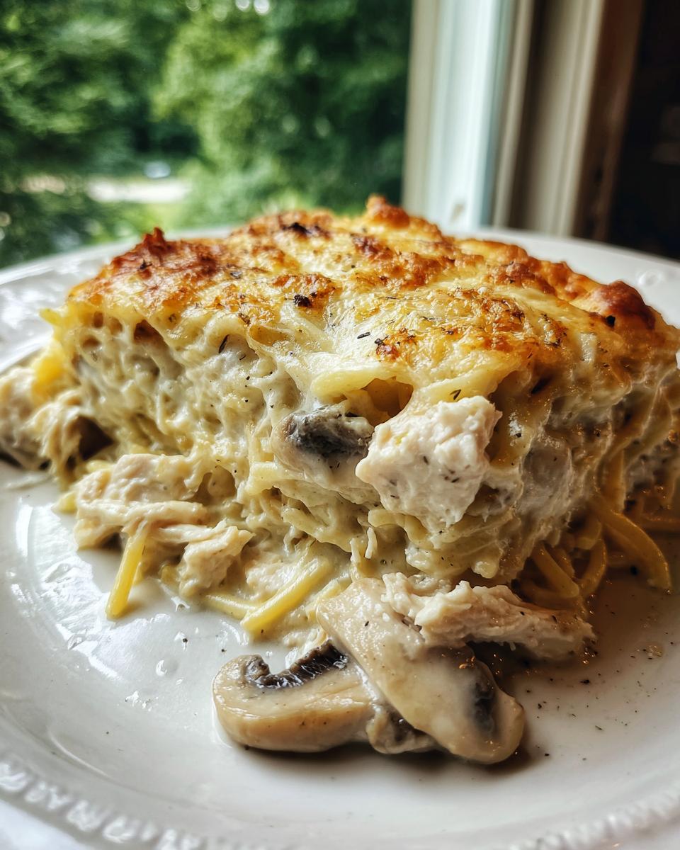 Amazing 1 Chicken Tetrazzini Creamy Baked Pasta 4 Chicken Tetrazzini Creamy Baked Pasta - detail 1
