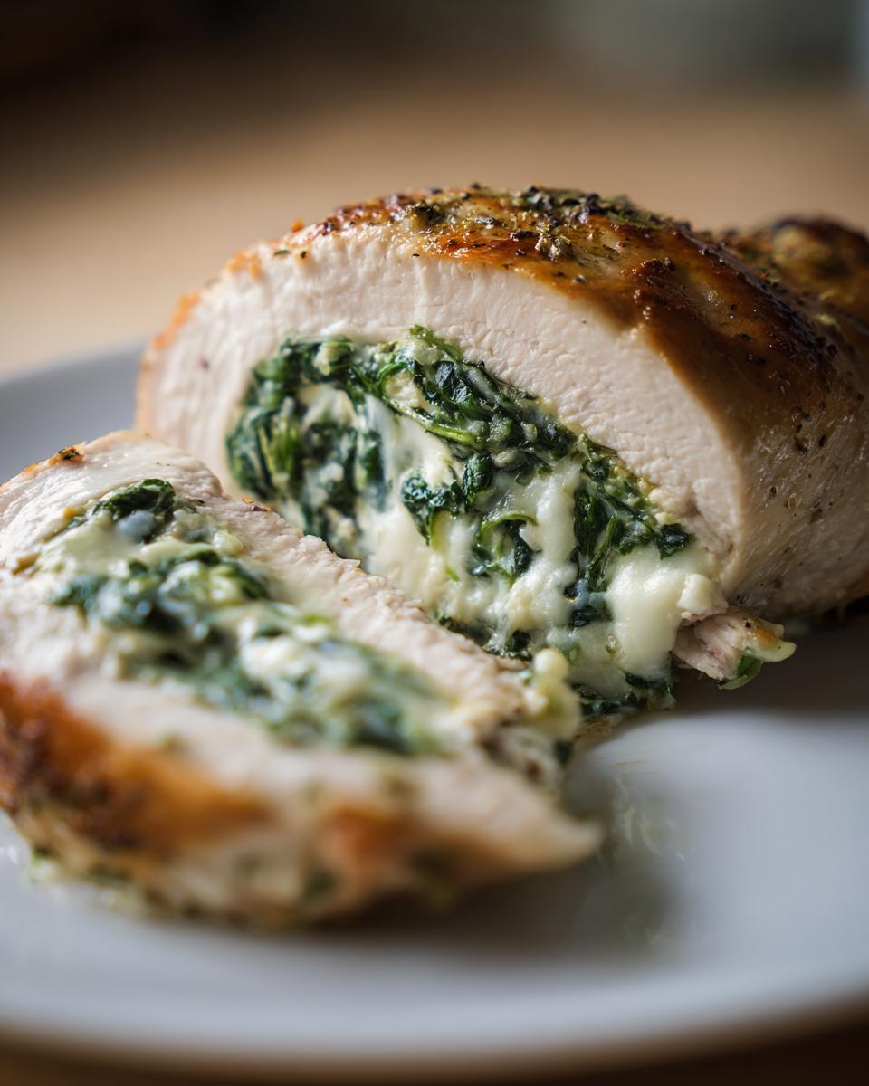 Amazing 4 Cream Cheese Spinach Stuffed Chicken 4 Cream Cheese Spinach Stuffed Chicken Breasts - detail 1