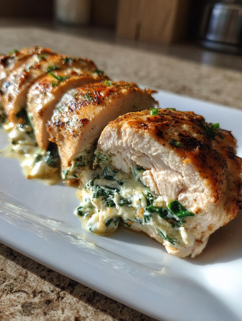 Amazing 4 Cream Cheese Spinach Stuffed Chicken 5 Cream Cheese Spinach Stuffed Chicken Breasts - detail 2
