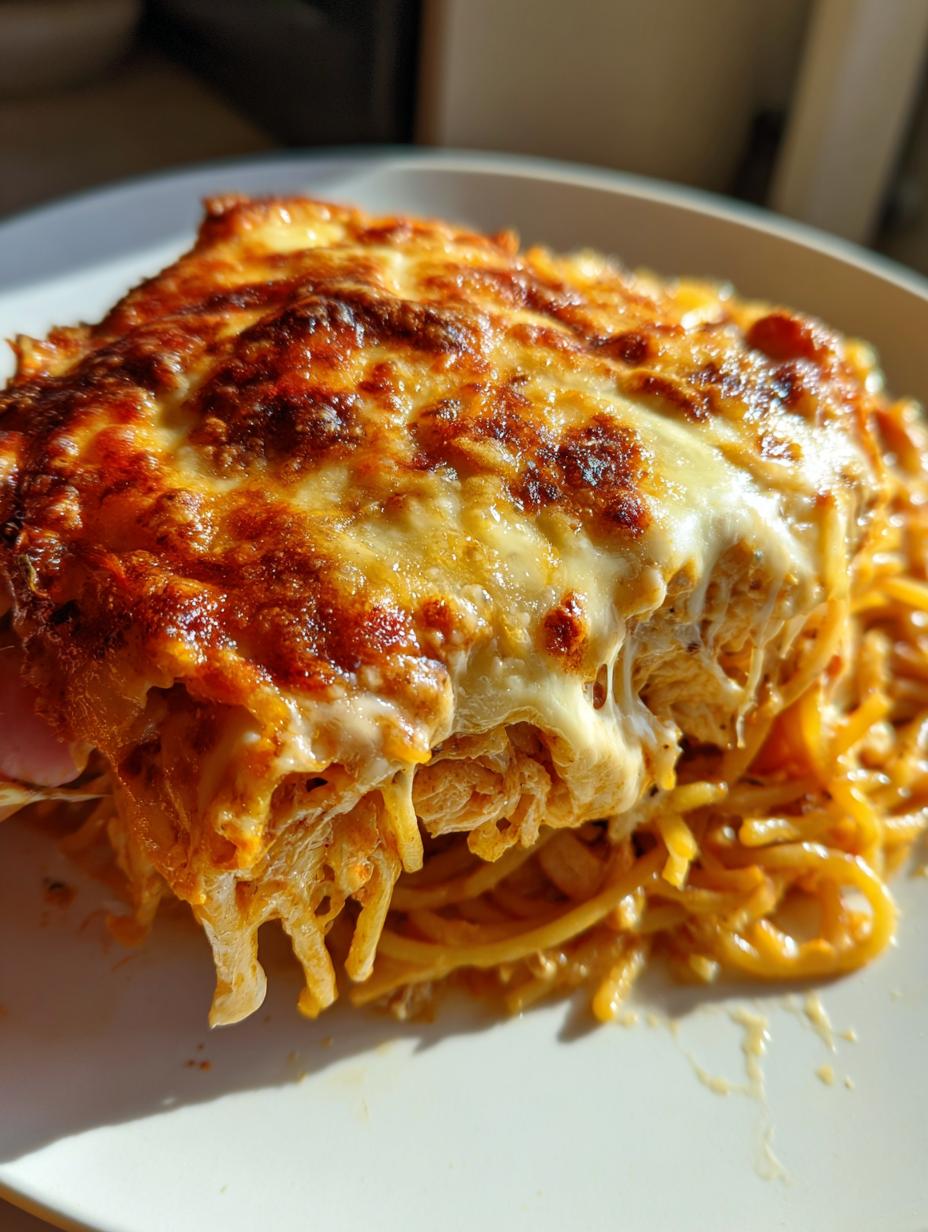 Divine Creamy Baked Chicken Spaghetti Magic 5 Creamy Baked Chicken Spaghetti - detail 2