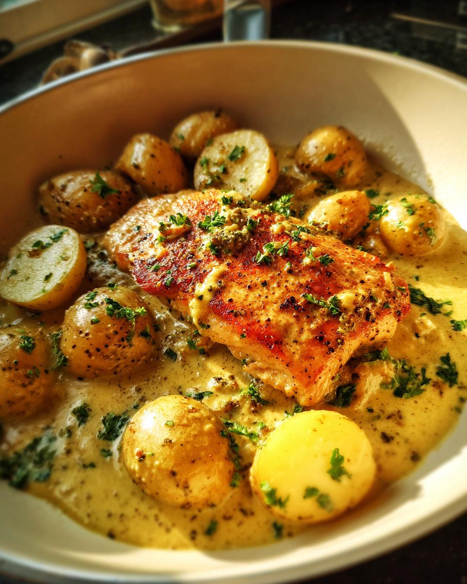 Amazing 45-Minute Creamy Dijon Chicken Skillet 4 Creamy Dijon Chicken and Potatoes Skillet - detail 1