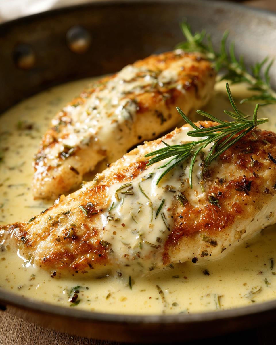 Creamy Rosemary Dijon Chicken Skillet: 4 Servings 4 Creamy Rosemary Dijon Chicken Skillet - detail 1