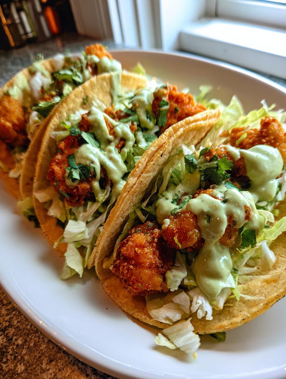 Amazing 3 Ingredient Crispy Chicken Tacos 5 Crispy Chicken Tacos with Avocado Ranch - detail 2