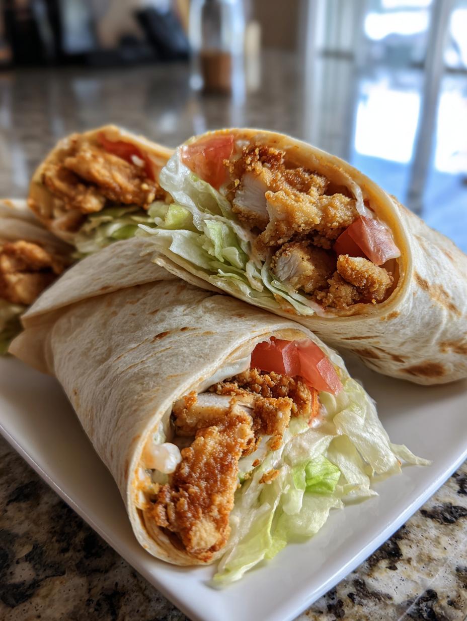 5 Star Crispy Chicken Twister Wrap Better Than Takeout 5 Crispy Chicken Twister Wrap Better Than Takeout - detail 2