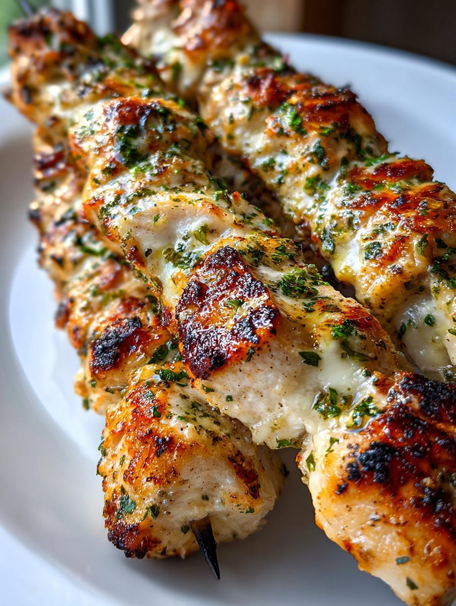 Amazing 6-Step Garlic Parmesan Chicken Skewers 5 Garlic Parmesan Chicken Skewers - detail 2