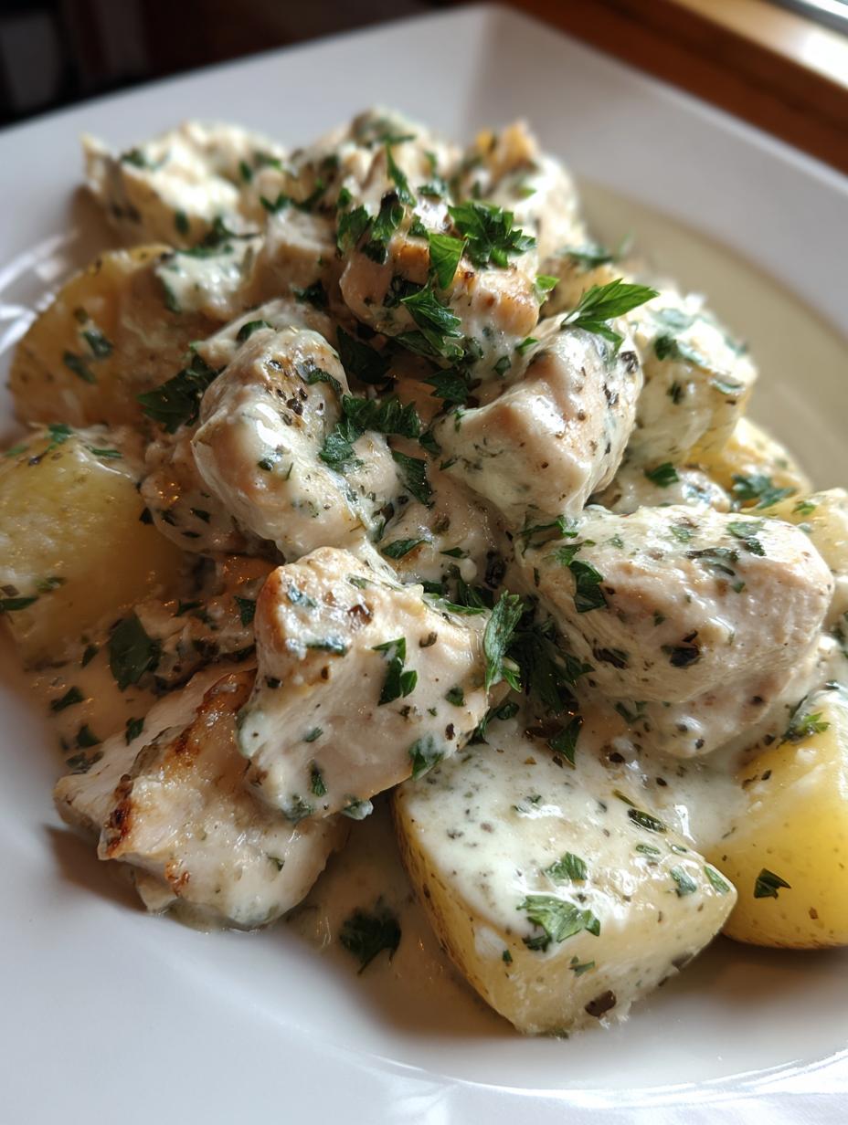 Instant Pot parmesan ranch chicken potatoes Joy 5 Instant pot parmesan ranch chicken and potatoes - detail 2