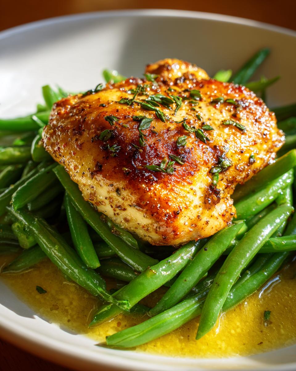 Amazing 30-min Lemon Garlic Butter Chicken Thighs 4 Lemon Garlic Butter Chicken Thighs with Green Beans - detail 1