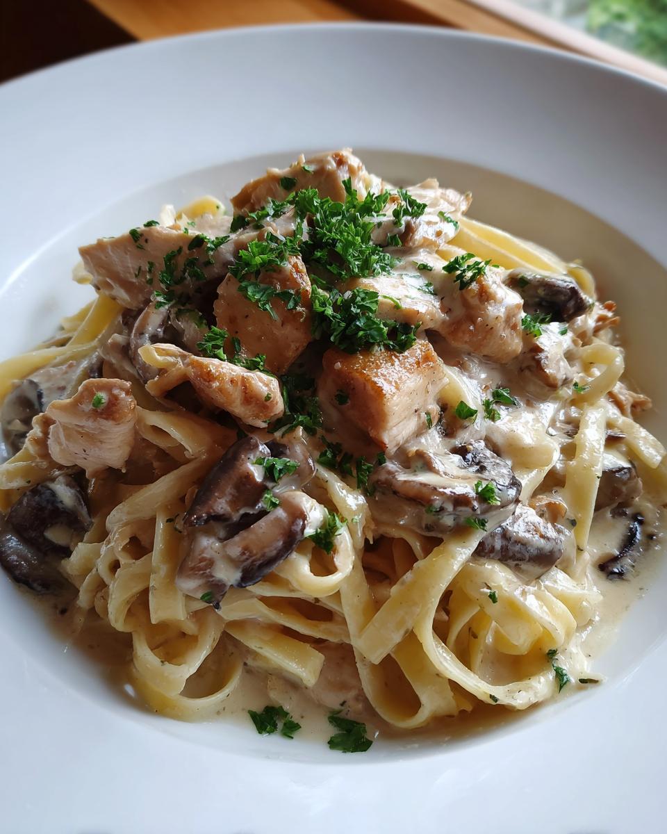 Fabulous 1 Pot Creamy Chicken Mushroom Pasta Joy 4 One Pot Creamy Chicken Mushroom Pasta - detail 1