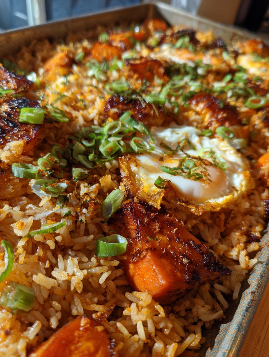 Sheet Pan Chicken Fried Rice Easy Oven Meal Magic 5 Sheet Pan Chicken Fried Rice Easy Oven Meal - detail 2