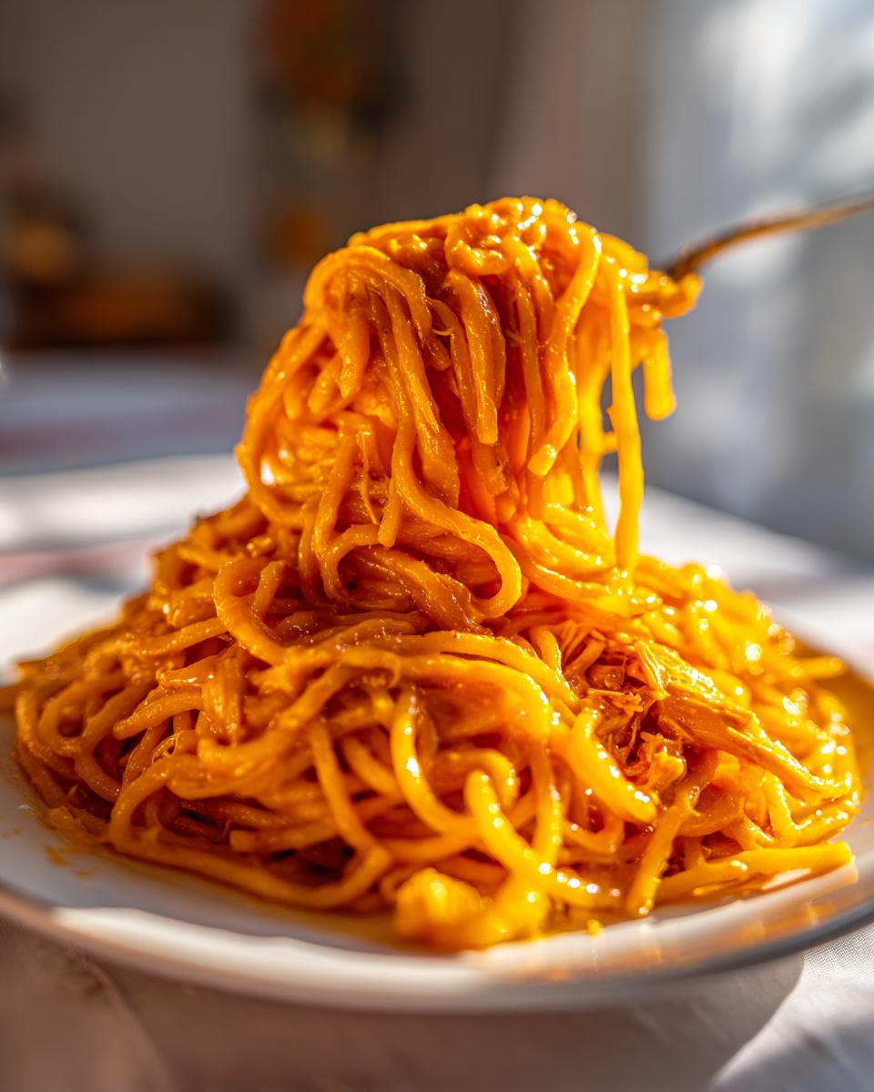 7-Hour Slow Cooker Cheesy Chicken Spaghetti Magic 4 Slow Cooker Cheesy Chicken Spaghetti - detail 1