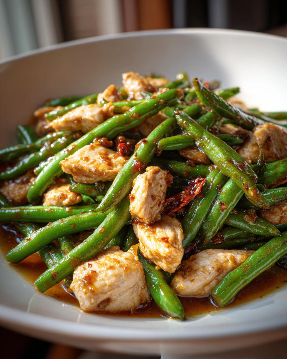Amazing 320-Calorie String Bean Chicken Takeout Style Stir Fry 4 String Bean Chicken Takeout Style Stir Fry - detail 1