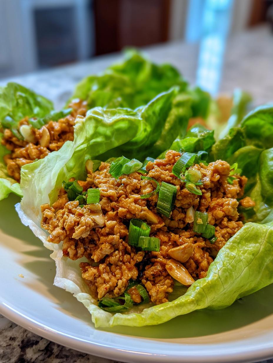 Amazing Thai Chicken Lettuce Wraps Easy Weeknight Recipe 5 Thai Chicken Lettuce Wraps Easy Weeknight Recipe - detail 2