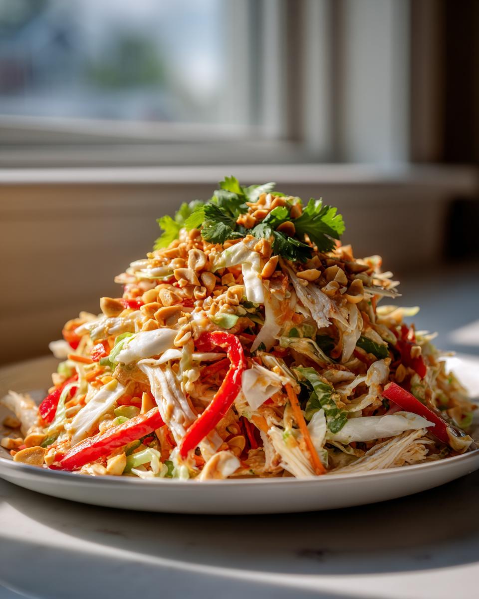 Amazing 20-Min Thai Chicken Salad 4 Thai Chicken Salad with Creamy Peanut Lime Dressing - detail 1