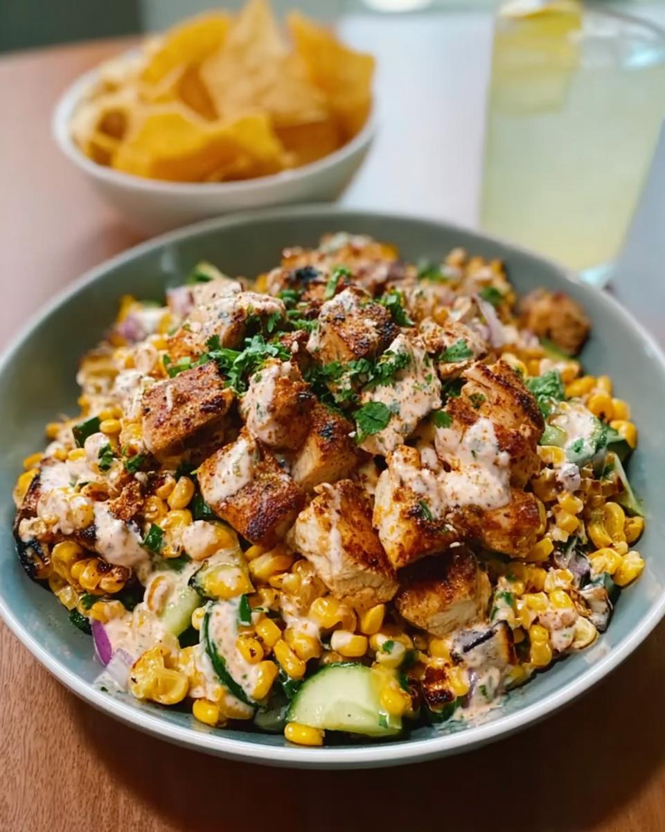Irresistible Creamy Tex Mex Chicken Corn Salad Recipe 5 Creamy Tex Mex Chicken Corn Salad - Other 2