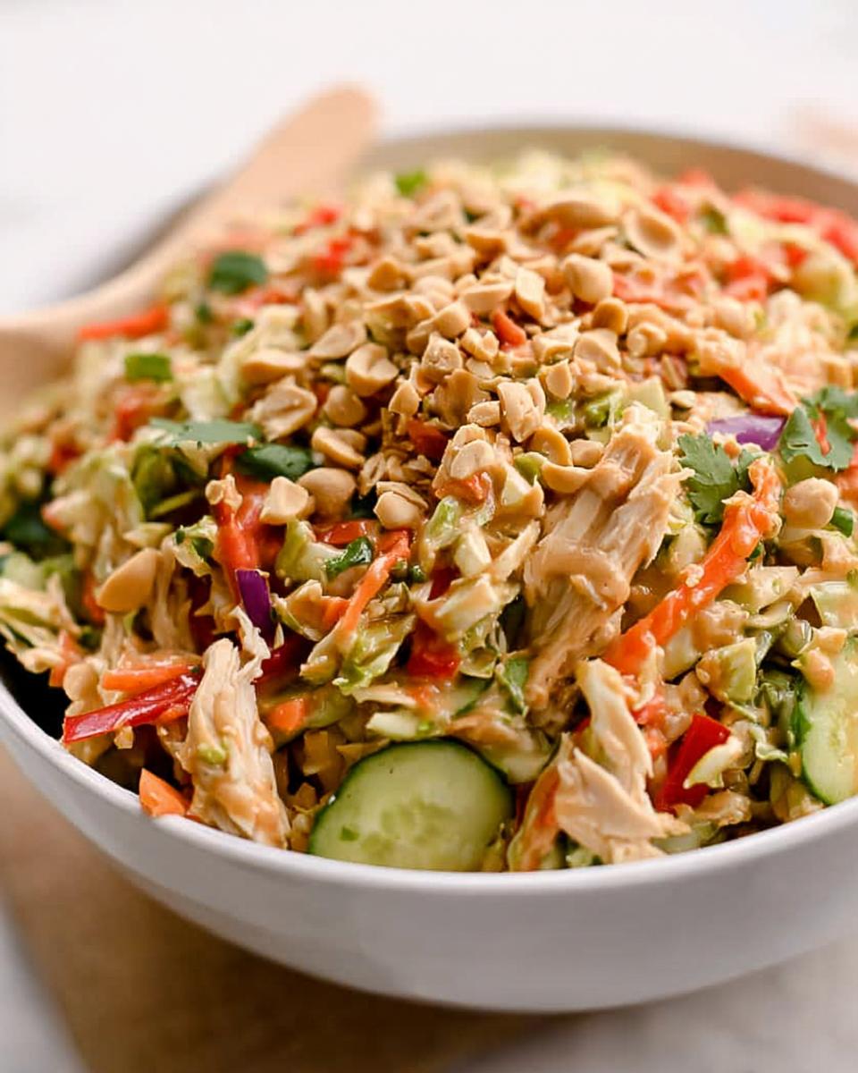 27g Protein Thai Peanut Chicken Crunch Slaw Salad 5 Thai Peanut Chicken Crunch Slaw Salad - Other 1