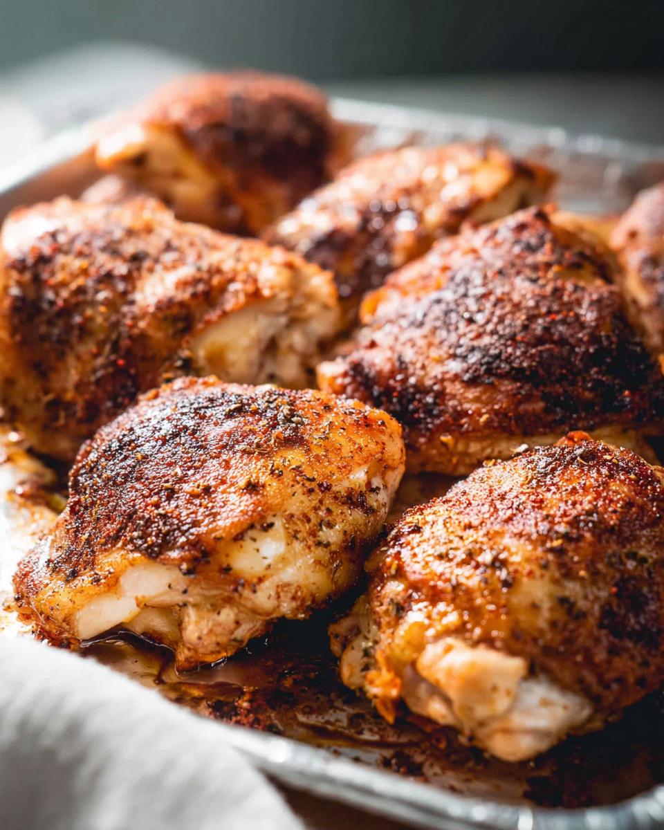 5 Minute Prep Crispy Baked Chicken Thighs Easy Oven Recipe Recettefx 5-minute-prep-crispy-baked-chicken-thighs-easy-oven-recipe-recettefx